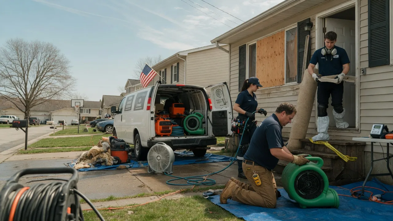 Water Damage Restoration in Thurston, OH near me